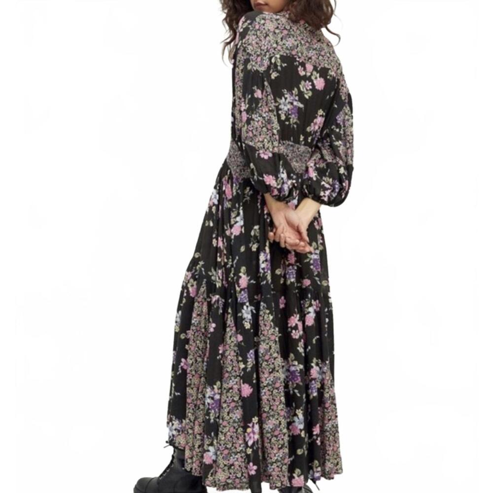 NWT Free People Prairie Floral Maxi Dress size XS - Picture 4 of 9